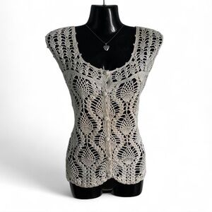 Vintage Crochet Vest